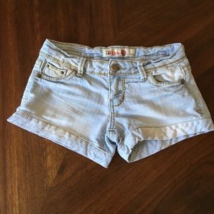 Light Blue First Kiss Jean Shorts